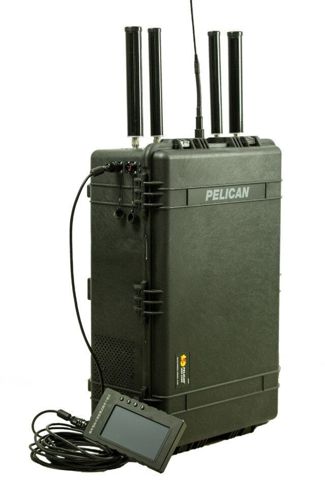 Effective EOD Equipment Portable Frequency Jammer 50 200m