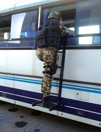 Portable Counter Terrorism Equipment Aluminum Alloy TL3 Tactical Ladder