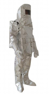 Split Type Firefighter's Thermal Insulation Protective Suit Three Finger Heat Insulating Gloves
