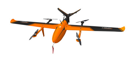 Modular Portable Vertical Takeoff And Landing Drone Low Requirements For Take-off And Landing Sites