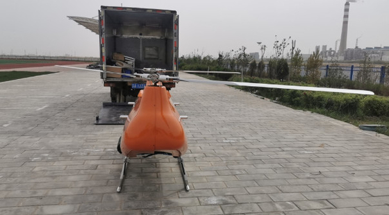Long Endurance Far Range Unmanned Helicopter Heavy Load Capacity