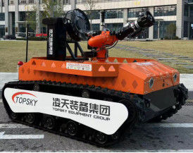 Explosion Proof Fire Extinguishing And Smoke Exhaust Robot