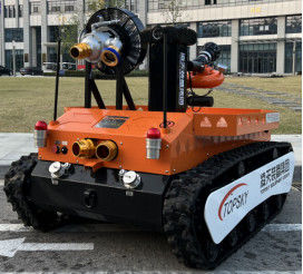 Explosion Proof Fire Extinguishing And Smoke Exhaust Robot