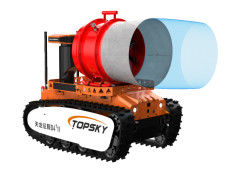 Explosion Proof Fire Fighting Reconnaissance Robot With High-expansion Foam Fire Extinguishing Function