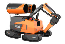 Fire Fighting Smoke Extraction And Fire Extinguishing Demolition Robot