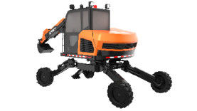 Walking Demolition Robot Walking Excavator