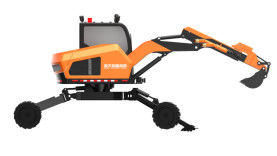 Walking Demolition Robot Walking Excavator