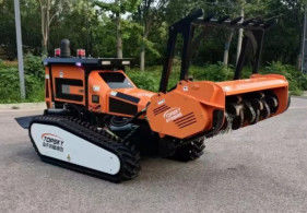 Forest isolation zone opens up fire extinguishing robots