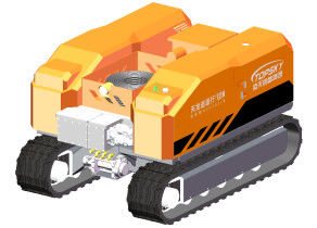 Crawler type mobile drainage device for mine