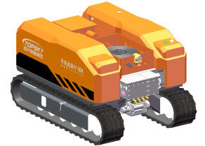 Crawler type mobile drainage device for mine