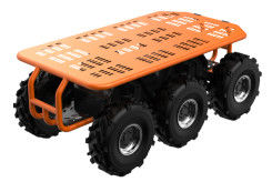 Customizable 6X6 Differential Wheeled Robot Chassis Heavy-Duty