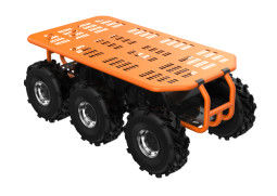 Customizable 6X6 Differential Wheeled Robot Chassis Heavy-Duty