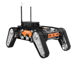 Medium Size Double Swing Arm Tracked Robot Chassis Versatile Reliable