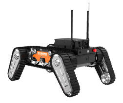Medium Size Double Swing Arm Tracked Robot Chassis Versatile Reliable