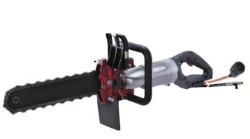 Flexible anti-clogging plate High-frequency Chain Saw With a dual-level gauge
