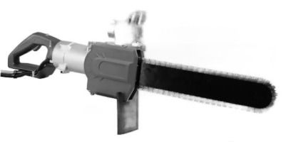Flexible anti-clogging plate High-frequency Chain Saw With a dual-level gauge