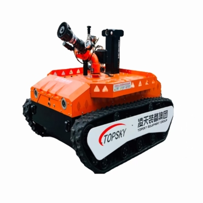 Explosion-proof fire-fighting and reconnaissance robot