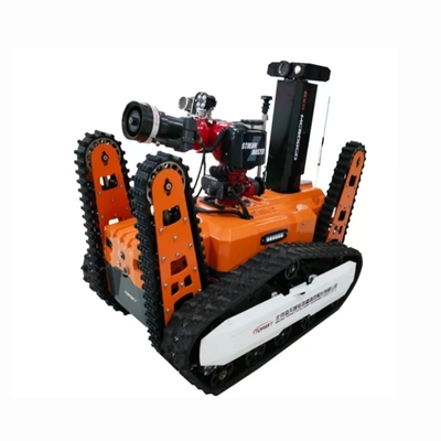 All-terrain explosion-proof fire-fighting and reconnaissance robot