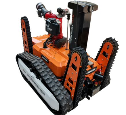 All-terrain explosion-proof fire-fighting and reconnaissance robot
