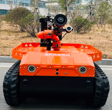 Explosion-proof fire-fighting and reconnaissance robot