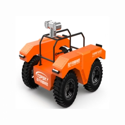 A amphibious fire-fighting and extinguishing robot
