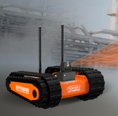 Fire reconnaissance modeling robot