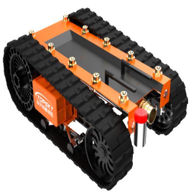 Portable New Energy Vehicle Fire Extinguishing Robot First Generation With Tracks Single Swing Arm