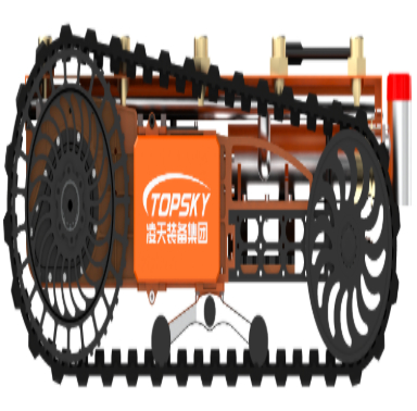 Portable New Energy Vehicle Fire Extinguishing Robot First Generation With Tracks Single Swing Arm