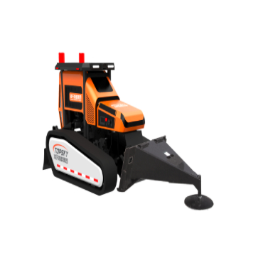 Firefighting fire-extinguishing robot (3rd generation, oil-powered hydraulic, with water hose frame)