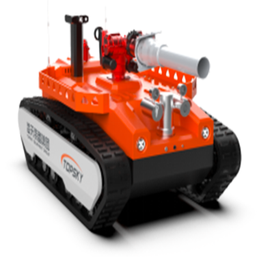 Ultra-large-capacity explosion-proof fire-fighting and reconnaissance robot