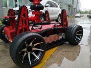 All Terrain Robotic Fire Fighting Equipment Remote Control Large Jet Flow