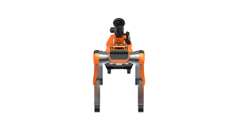 Diversified mounted modules and expandable interfaces Assistive Firefighting Quadruped Robot Dog
