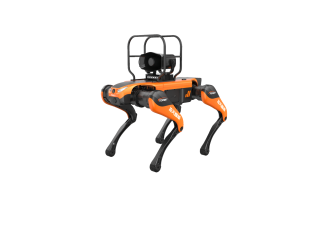 Factory Patrol Quadruped Robotic Dog with 80m Cable & IP67 Protection