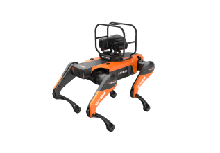 Factory Patrol Quadruped Robotic Dog with 80m Cable & IP67 Protection
