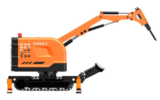 Fire-fighting Demolition Robot with Remote Control Multi-functional Demolition Tool and High Power Diesel Engine for Rescue Operations