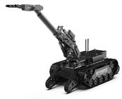 100kg Counter Terrorism Equipment EOD Robot Crawler Swing Arm 100m Wire Control