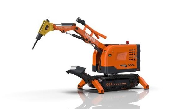 Fire Rescue Remote Controlled 100m Robotic Demolition Machine