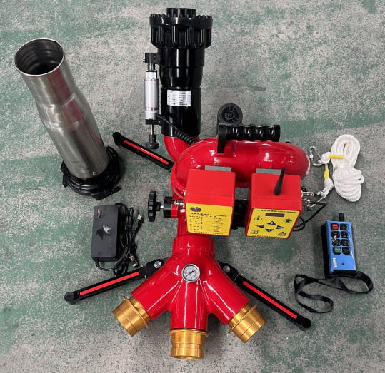 Water Foam Dual Use 0.8MPa Water Cannon Monitor For Fire Fighting