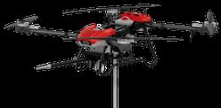 Firefighting and extinguishing unmanned aerial vehicle (70KG payload, 4-axis, 4-wings)
