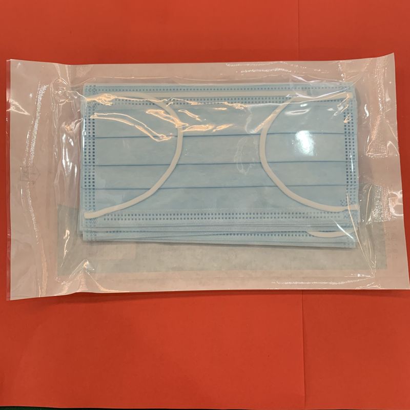 Earloop Pleated 3 Ply Medical Mask Procedure Disposable Non Woven Fabric