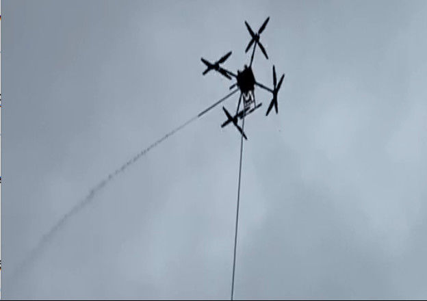 16m/S Hose Mooring Type Fire Extinguishing Drone Uav