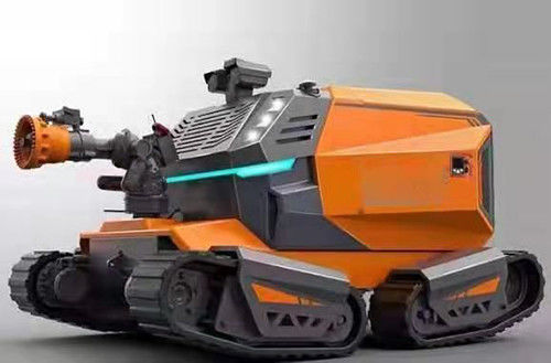 All Terrain Four Track 1000m Fire Fighting Robot RXR-M150GD