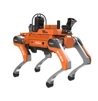 40kg super-sized dog-assisted reconnaissance quadruped robot dog with a handheld integrated remote control terminal