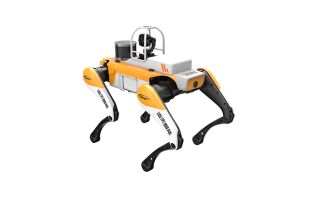 Electricity inspection quadruped robot dog (puppy + self-organizing network + laser navigation + industrial control computer + dual optical pan-tilt)