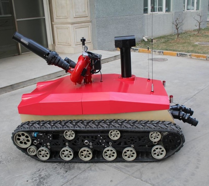 48V Fire Fighting Equipment 01.6m/S Speed Remote Control Fire Fighting